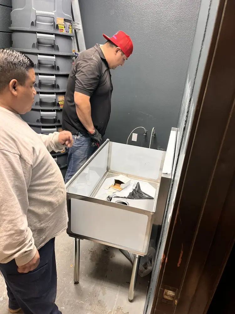 Commercial plumbing and sink installation in Forest North